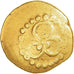 Treviri, 1/4 Statère au triskèle, 2nd century BC, Uncertain mint, Gold