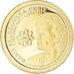 Moneta, Samoa, Marie Curie, Dollar, FDC, Oro
