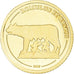 Moneta, Congo, Romulus et Remus, 1500 Francs CFA, 2007, MS(65-70), Złoto