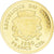 Coin, Congo, Romulus et Remus, 1500 Francs CFA, 2007, MS(65-70), Gold