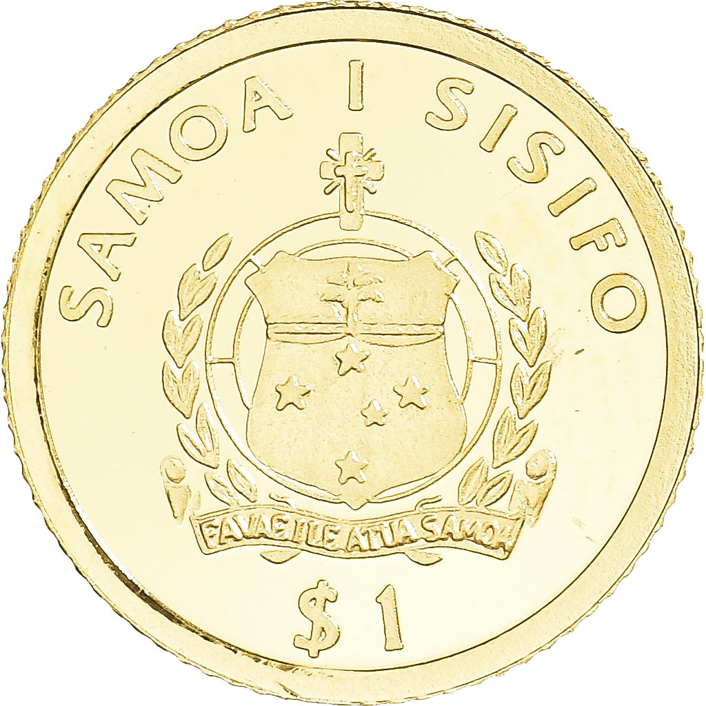 Monnaie, Samoa, Maya Calendar, Dollar, 2008, FDC, Or