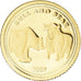 Munten, Palau, Bull and bear, Dollar, 2007, FDC, Goud