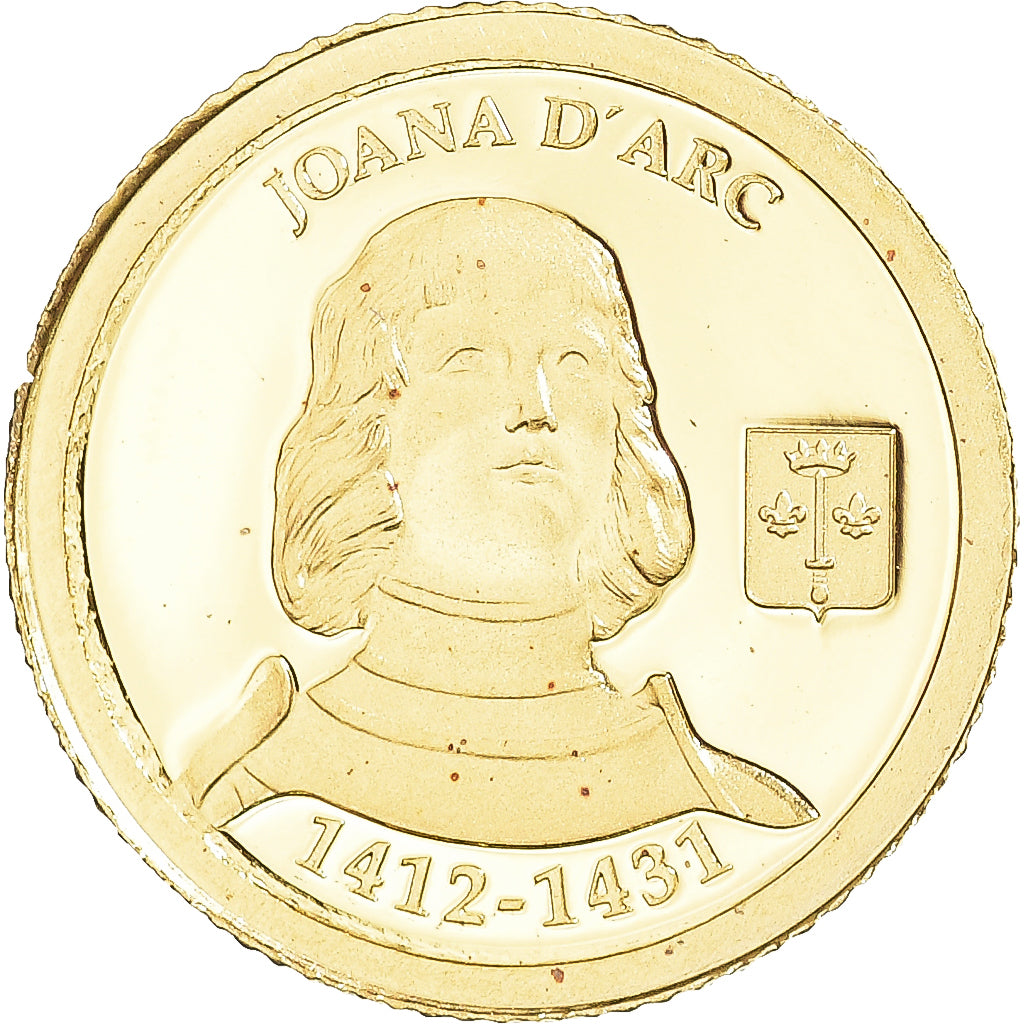 Coin, Andorra, Jeanne d'Arc, Dollar, 2012, MS(65-70), Gold