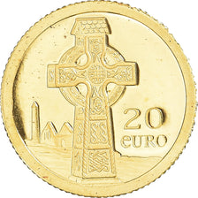 Irlanda, 20 Euro, 2011, FDC, Oro