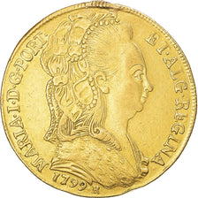 Moneta, Brasile, Maria I, 6400 Reis, 1799, Rio de Janeiro, BB+, Oro, KM:226.1