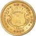 Coin, Costa Rica, 2 Colones, 1900, Philadelphia, AU(55-58), Gold, KM:139