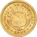 Moeda, Costa Rica, 2 Colones, 1900, Philadelphia, MS(60-62), Dourado, KM:139
