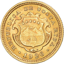Moneda, Costa Rica, 2 Colones, 1926, Philadelphia, EBC+, Oro, KM:139