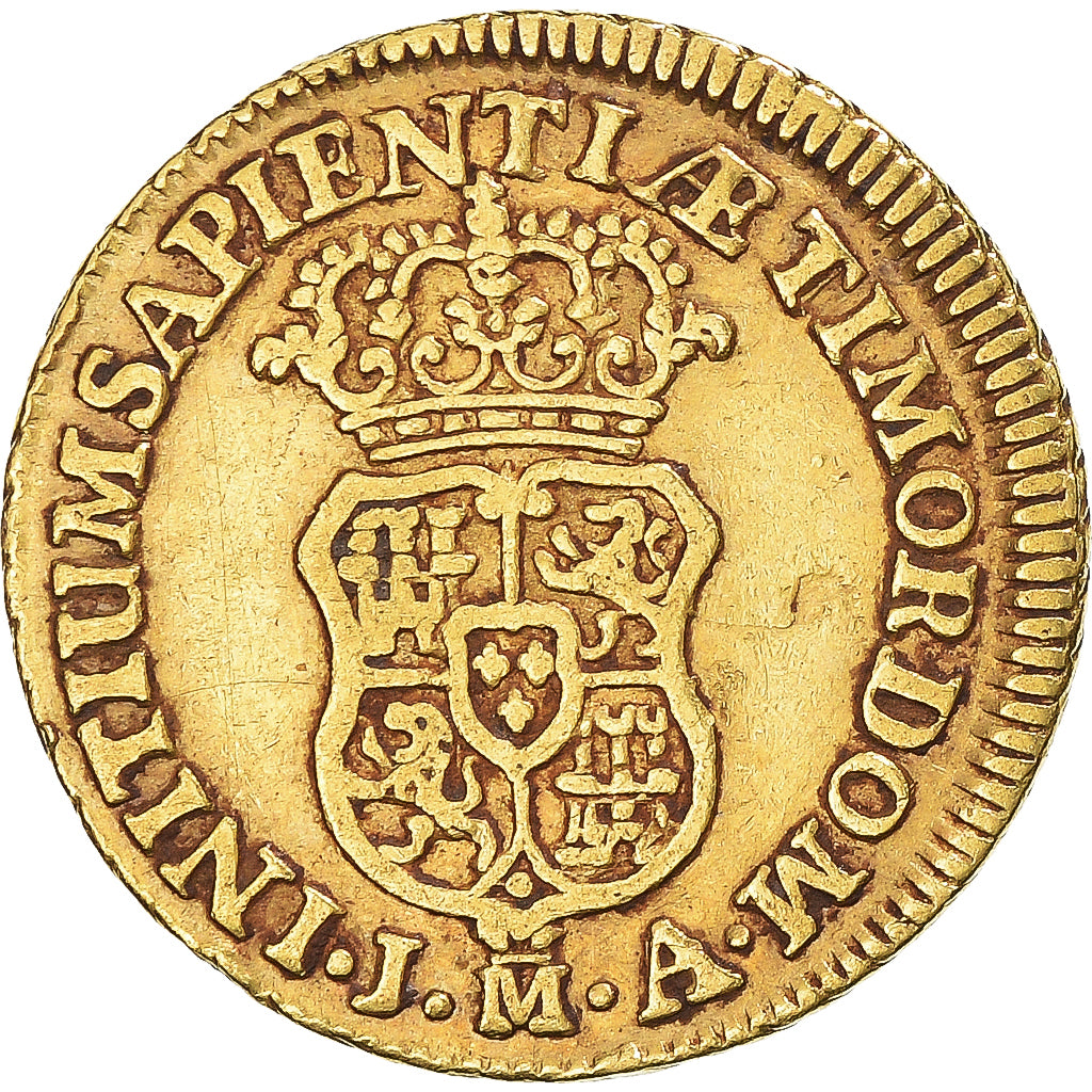 Moneda, España, Philip V, Escudo, 1742, Madrid, MBC, Oro, KM:342