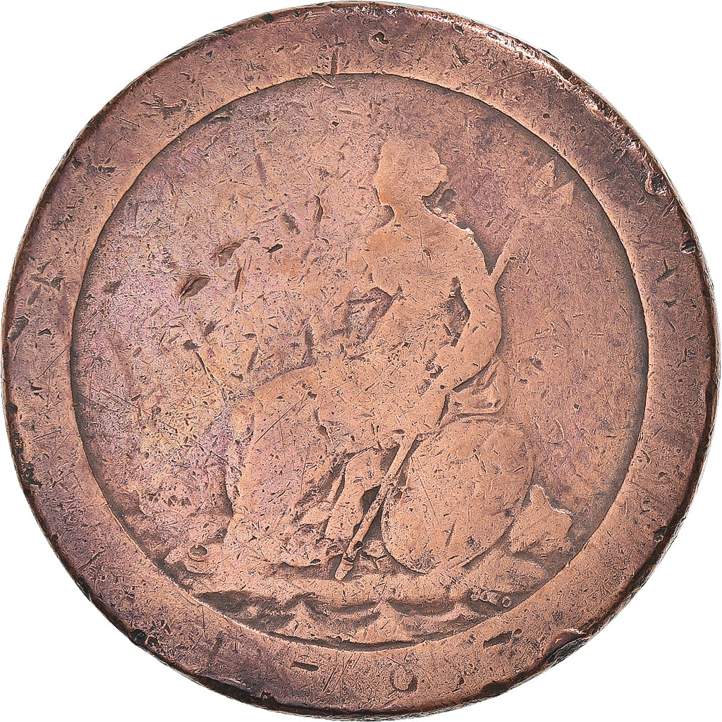 Munten, Groot Bretagne, George III, Penny, 1767, Soho, ZG, Koper