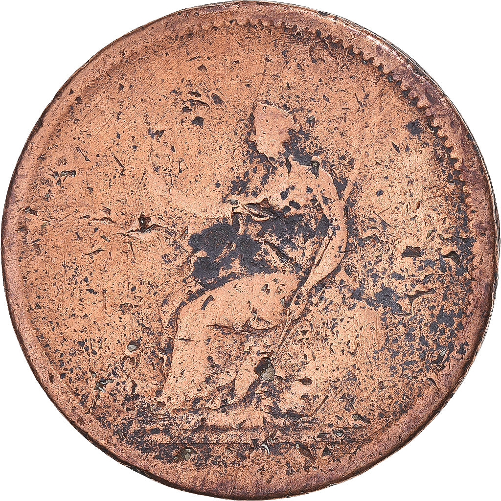 Coin, Great Britain, George III, Penny, 1807, Soho, F(12-15), Copper