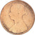 Monnaie, Grande-Bretagne, Victoria, Penny, 1882, Heaton, TB, Cuivre