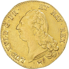 Coin, France, Louis XVI, Double Louis d'or à la tête nue, 1786, Lille