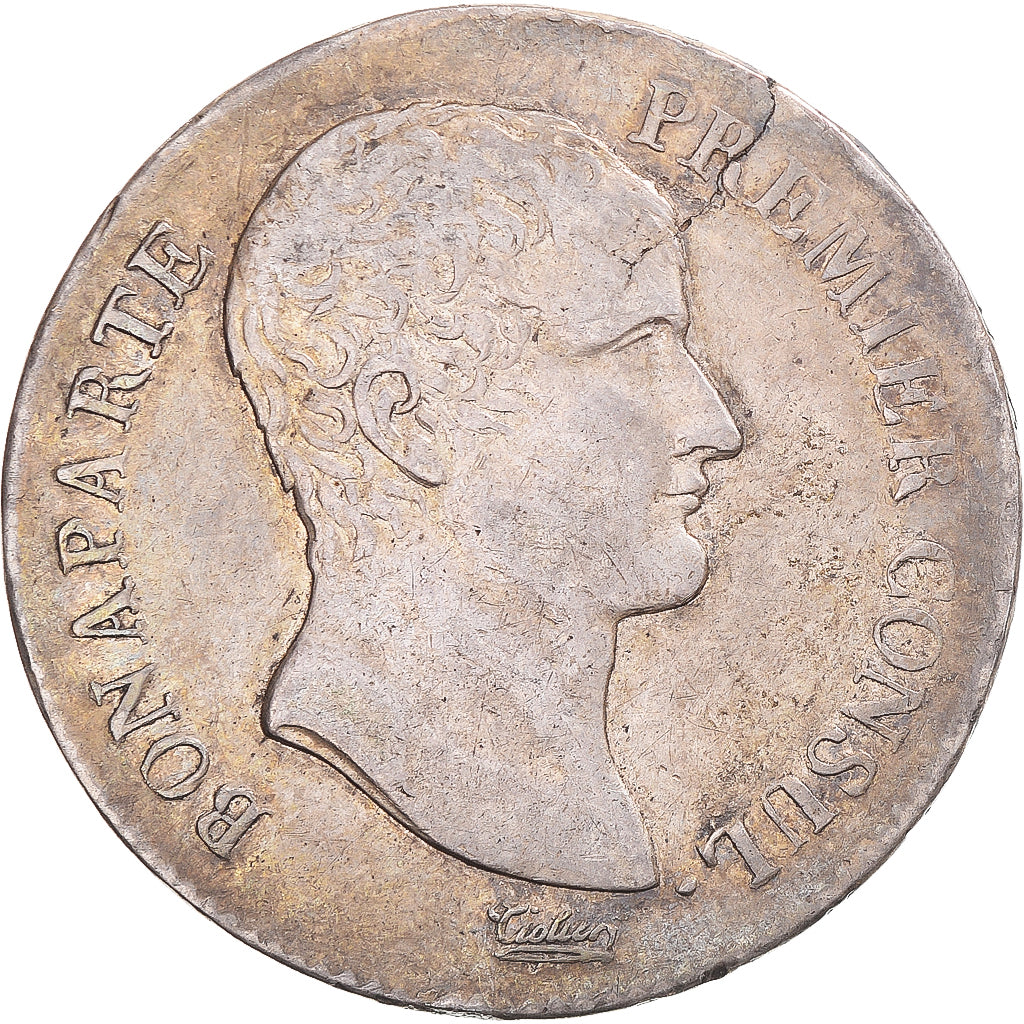 Coin, France, Bonaparte Premier Consul, 5 Francs, An 12, Paris, VF(30-35)
