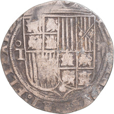 Moneta, Spagna, Ferdinand & Isabella, 2 Reales, ND (1520-1566), Toledo, MB+