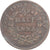 Münze, INDIA-BRITISH, Guillaume IV, 1/2 Anna, 1835, Bombay, S+, Kupfer