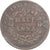 Moeda, ÍNDIA - BRITÂNICA, Guillaume IV, 1/2 Anna, 1835, Bombay, VF(30-35)