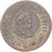 Moneta, Francja, Henry IV, Denier Tournois, 1607, Lyon, EF(40-45), Miedź