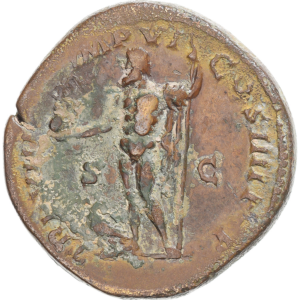 Moneta, Commodus, Sesterzio, 183, Rome, BB, Bronzo, RIC:366