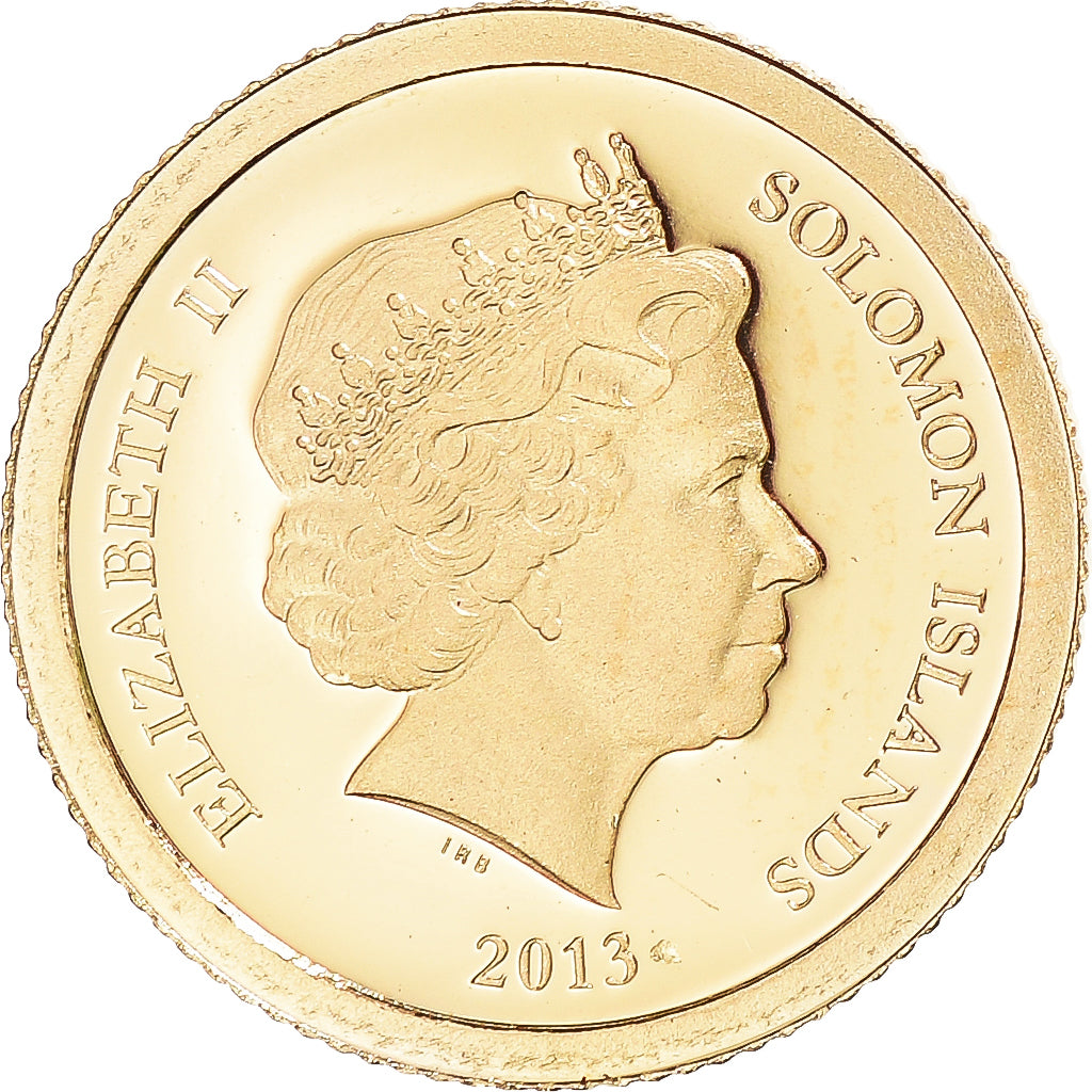 Coin, Solomon Islands, Elizabeth II, Le temple d'Artémis, Dollar, 2013