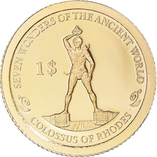 Coin, Solomon Islands, Elizabeth II, Colosse de Rhodes, Dollar, 2013, MS(65-70)