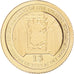 Monnaie, Îles Salomon, Elizabeth II, Statue de Zeus, Dollar, 2013, FDC, Or