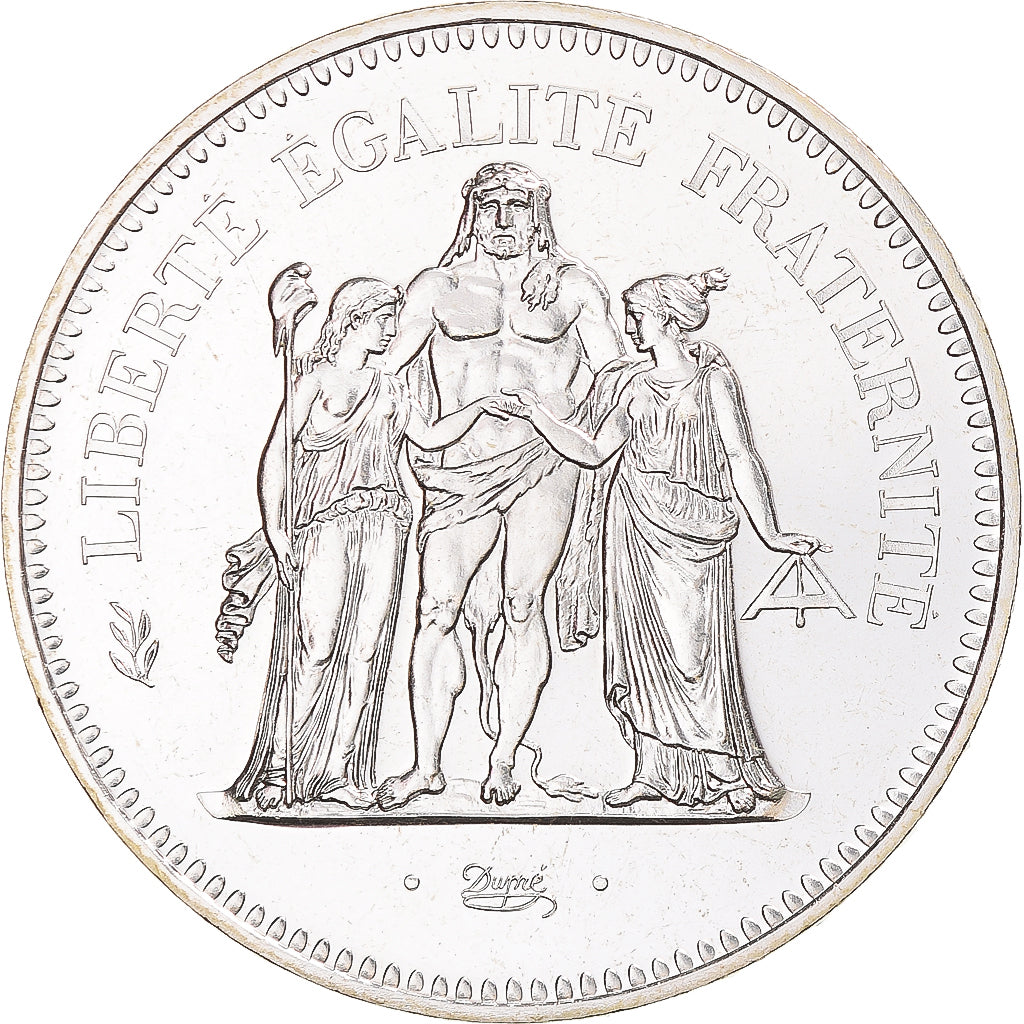 Coin, France, Hercule, 50 Francs, 1980, Paris, série FDC, MS(65-70), Silver