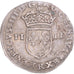 Moneda, Francia, Henri IV, 1/4 Ecu, 1603, Villeneuve-lès-Avignon, MBC, Plata