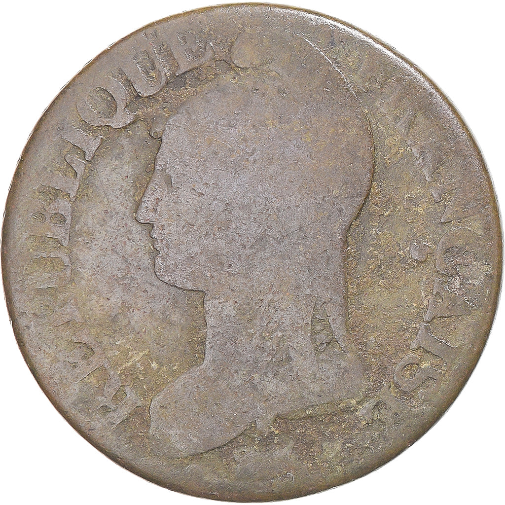 Moneta, Francja, Dupré, 5 Centimes, An 8/6, Lille, VF(20-25), Miedź
