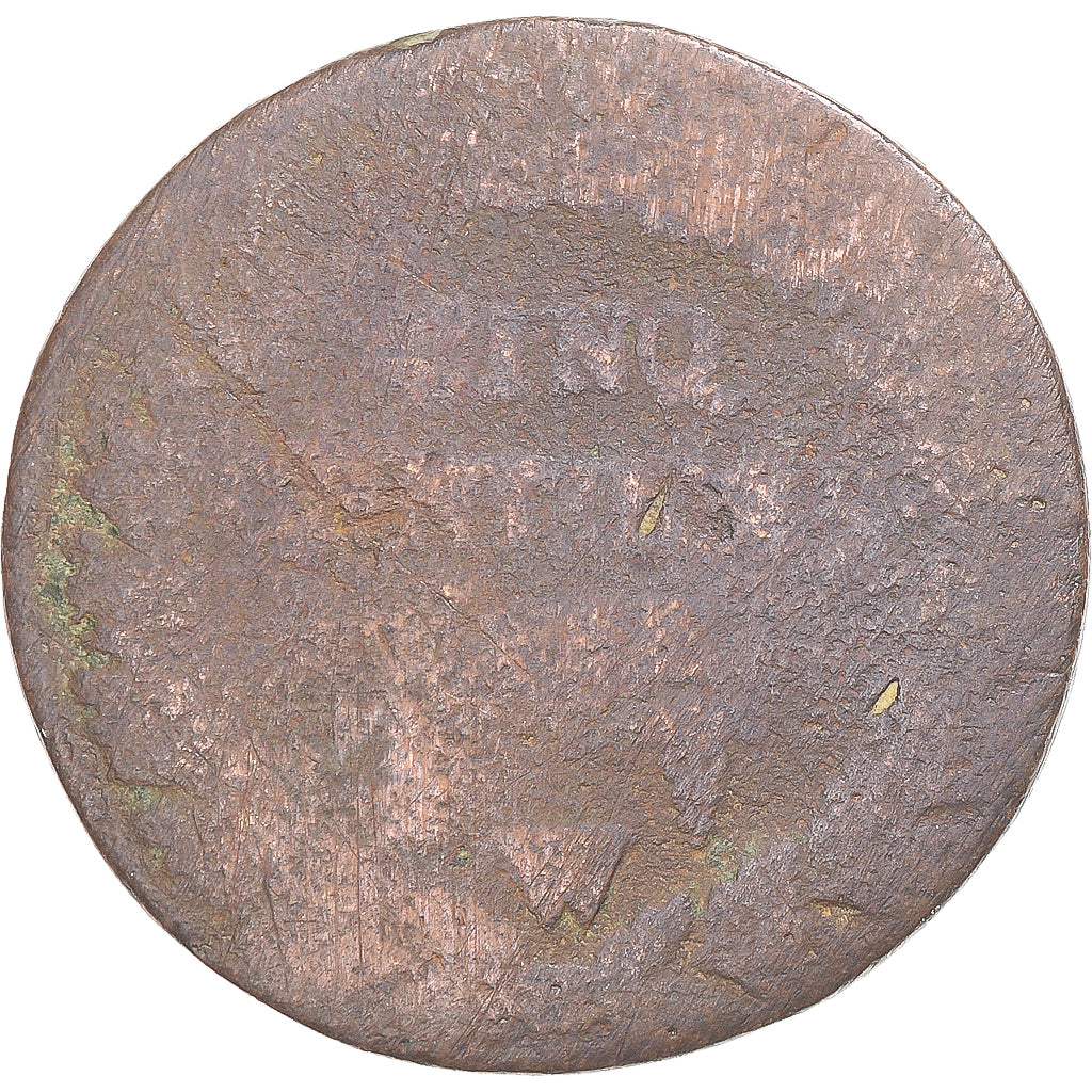 Monnaie, France, Dupré, 5 Centimes, Lille, B+, Cuivre, Gadoury:126/126a