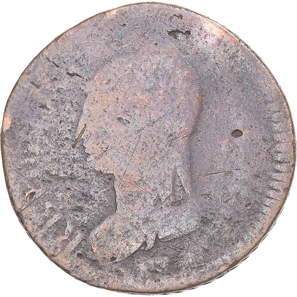 Munten, Frankrijk, Dupré, 5 Centimes, AN 5, Orléans, ZG, Koper, Gadoury:126