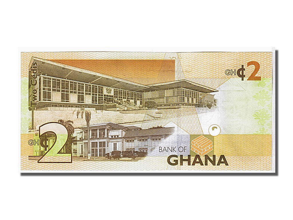 Banknote, Ghana, 2 Cedis, 2010, KM:37a, UNC(65-70)