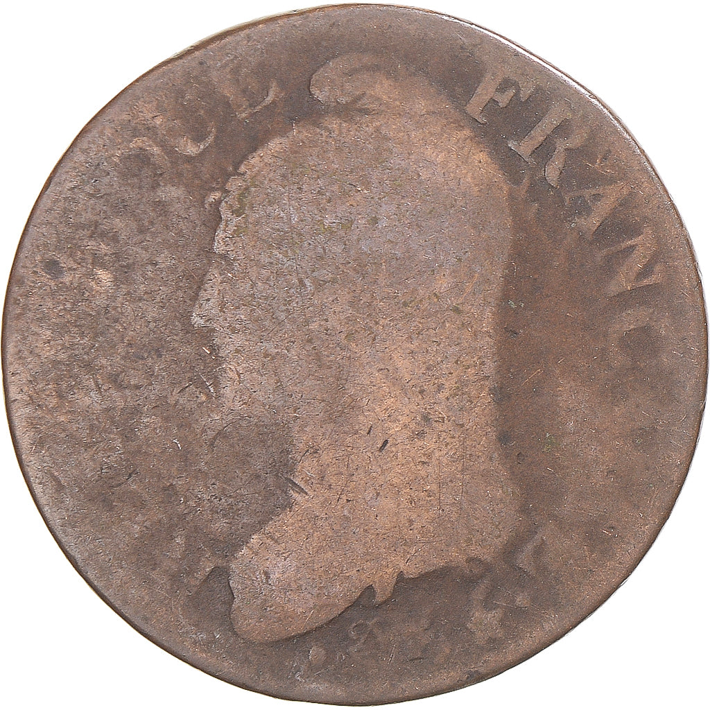 Monnaie, France, Dupré, 5 Centimes, AN 5, Orléans, B+, Cuivre, Gadoury:126