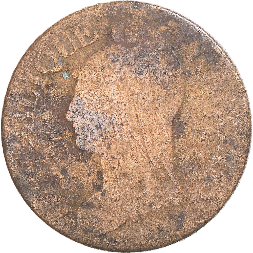 Moneta, Francja, Dupré, 5 Centimes, AN 5, Orléans, F(12-15), Miedź