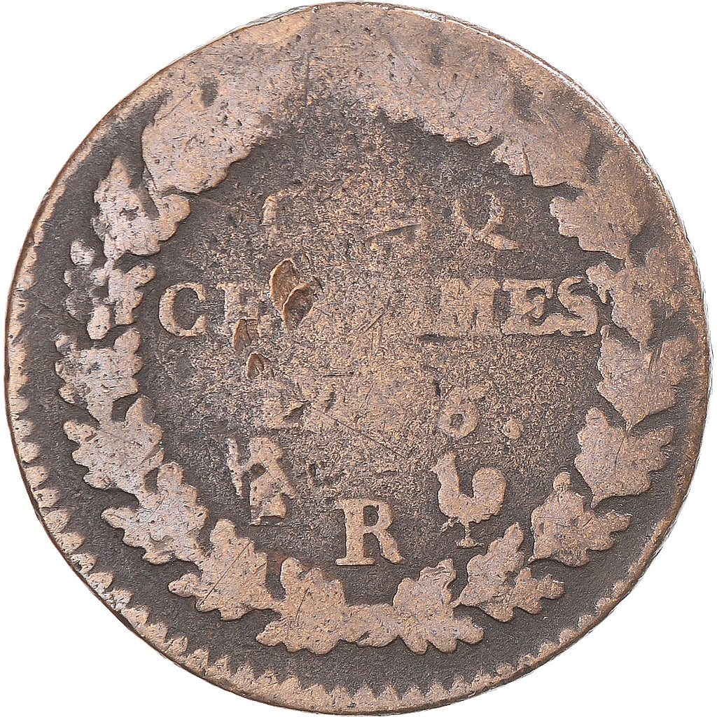 Munten, Frankrijk, Dupré, 5 Centimes, AN 5, Orléans, FR, Koper, Gadoury:126