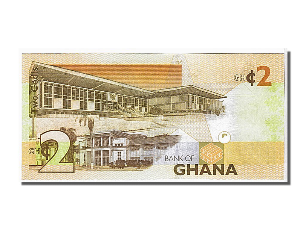 Ghana, 2 Cedis, 2010, KM #37A, UNC(65-70), AH3927701