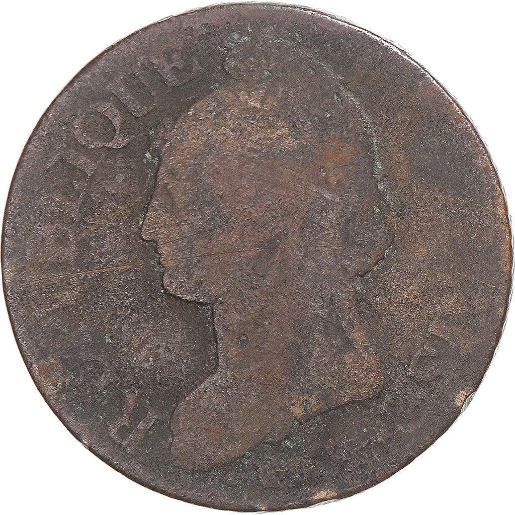 Moneta, Francja, Dupré, 5 Centimes, Orléans, VF(20-25), Miedź, Gadoury:126