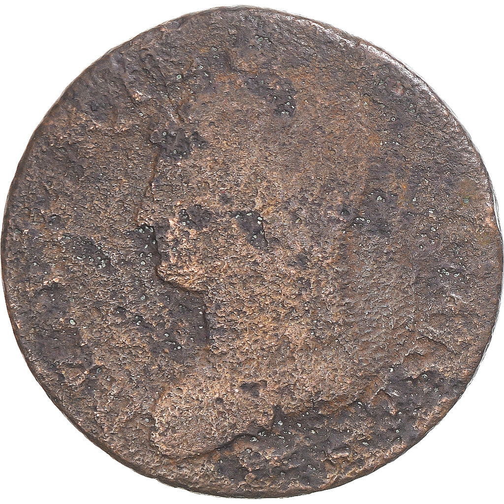 Moeda, França, Dupré, 5 Centimes, AN 7, Strasbourg, VG(8-10), Cobre