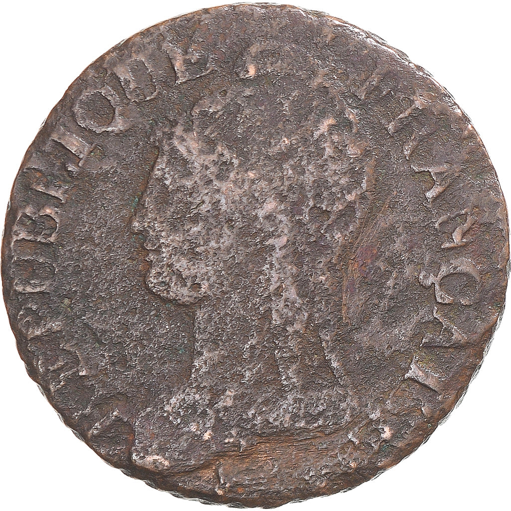Coin, France, Dupré, 5 Centimes, Strasbourg, VG(8-10), Copper, Gadoury:126