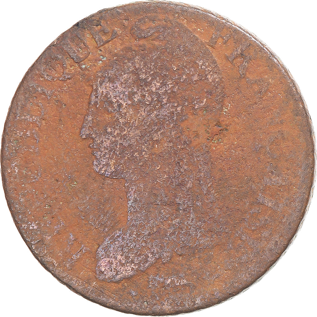 Munten, Frankrijk, Dupré, 5 Centimes, Strasbourg, ZG+, Koper, Gadoury:126