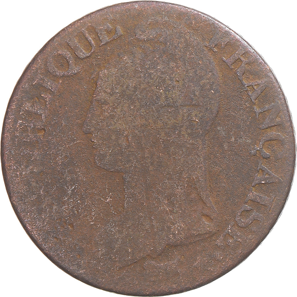 Munten, Frankrijk, Dupré, 5 Centimes, An 8/6, Strasbourg, ZG+, Koper
