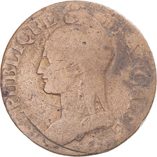 Coin, France, Dupré, 5 Centimes, AN 8/6 ?, Strasbourg, VF(20-25), Copper
