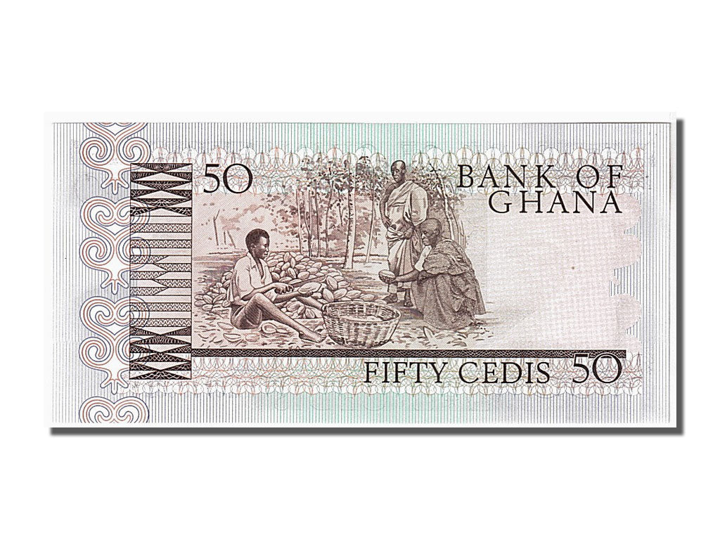 Biljet, Ghana, 50 Cedis, 1980, KM:22b, NIEUW