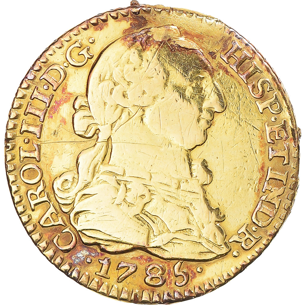 Coin, Spain, Charles III, Escudo, 1785, Madrid, VF(30-35), Gold, KM:416.1