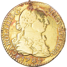 Coin, Spain, Charles III, Escudo, 1785, Madrid, VF(30-35), Gold, KM:416.1