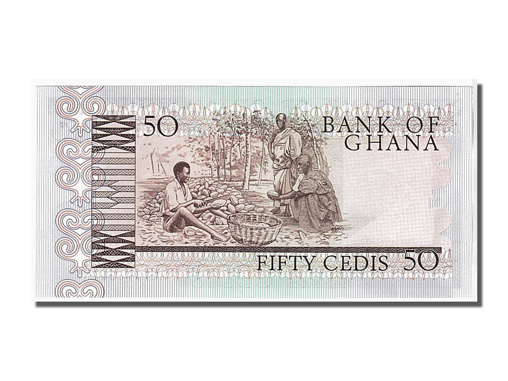 Biljet, Ghana, 50 Cedis, 1980, KM:22b, NIEUW
