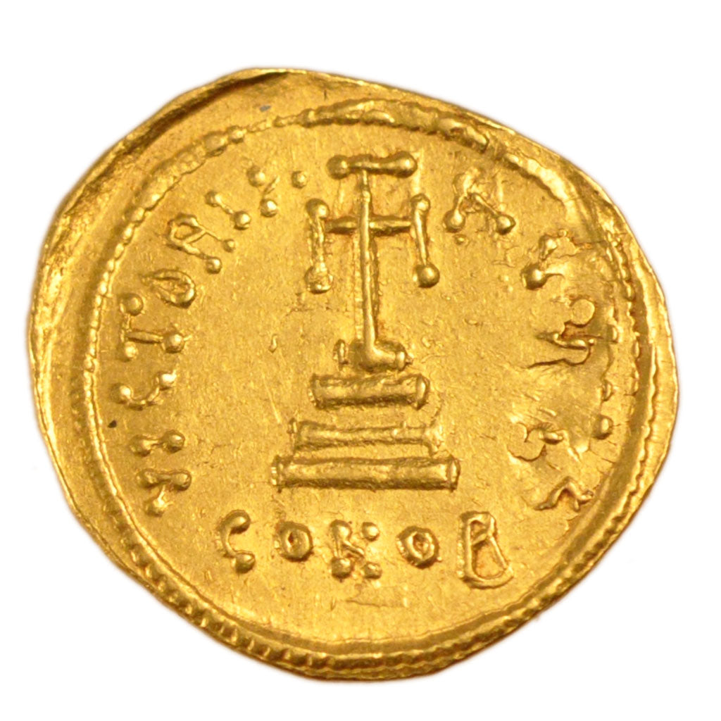 Constans II 641-668, Solidus, Constantinople, AU(55-58), Gold, 4.30