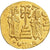 Moneda, Constantine IV with Heraclius and Tiberius, Solidus, 668-685