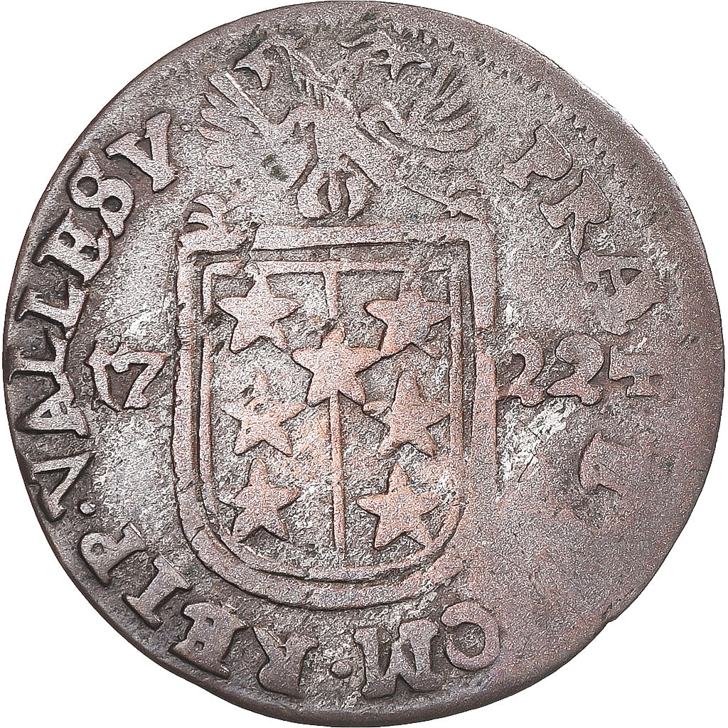 Moneta, CANTONI SVIZZERI, SITTEN, Franz Joseph Supersaxo, Batzen, 1722, MB+