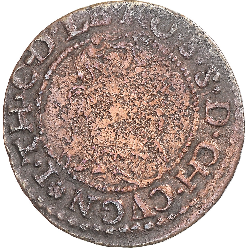 Coin, Seigneurie de Cugnon, Jean-Théodore de Löwenstein, Double Tournois, 1634